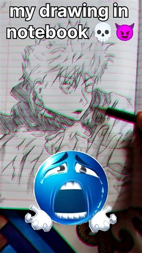 my drawing sketch book vs notebook 💀