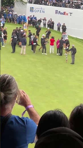 Golfer Adam Hadwin tackled by security after Nick Taylor’s Canadian Open win | #shorts | NYP Sports