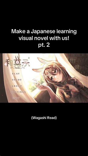 Making the main menu took so long but it was well worth the effort #visualnovel #gamedev #fyp #passionproject #art