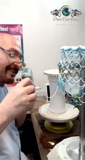 How to pipe string work piping - cake decorating ideas - Piping techniques for beginners & tutorials