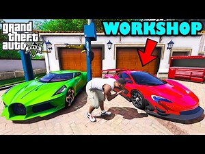 Franklin Upgrade Most Expensive New Workshop in GTA 5 | SHINCHAN and CHOP