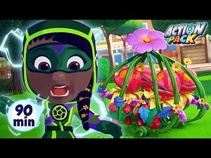Treena’s Blossomer Breaks! 🌱Can She Save the Day? | 90MIN Action Pack | Adventure Cartoon for Kids