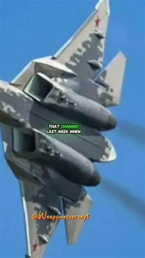 Is the Su-57 Finally Ready to Rival the F-22? 🚀Hashtags:#Su57 #RussiaMilitary #stealth #shortvideo