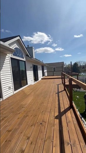 Cedar Semi Transparent Deck