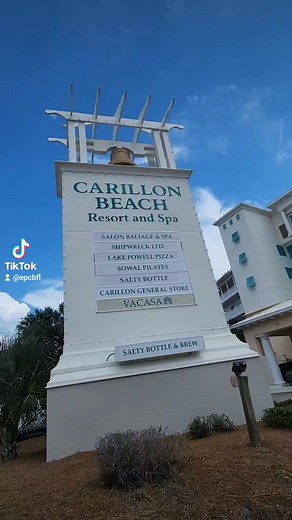 ☀️ How is everyone not talking about what a hidden gem Carillon Beach is to stay at?! It's like a mini 30A, but without the traffic and beach access restriction. If you're looking to enjoy 30A without parking, beach and traffic restrictions, the secret is to stay on the west end of PCB, and Carillon is THAT! Book this particular condo, Hook Wine and Sinker, at HighTideRandR.com and follow High Tide R and Ron Facebook for more. #EPCBFL #PanamaCityBeach #BeachTown #Florida #Vacation #VisitPanamaCi