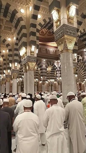 Peaceful Atmosphere Inside the Nabawi Mosque | Thousands Gather for Congregational Prayer
