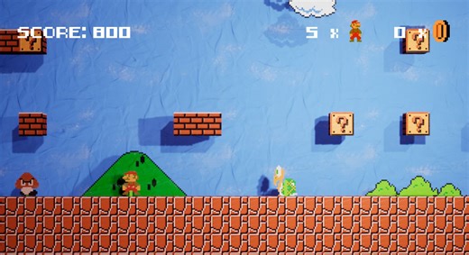 Super Mario Bros. Papercraft: il capolavoro del NES rivive nel Remake fan made di carta!