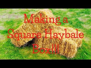 Hay Bale Box #hay #baler #diy