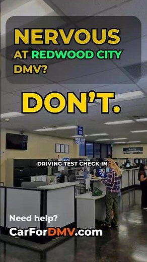Redwood City DMV Driving Test Check-In (Step-by-Step)