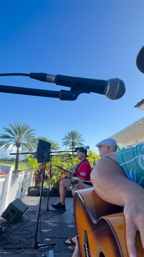 A little Aloha Friday thirsty music for you! • It was a blessing to break away from the normal business grind for a bit and jam with Alika Souza and @richgideon last week for the Iron Workers Union Scholarship fund/golf tournament • small kine rusty, but I think I still remember how to sing harmonies 🤣 •. Back to retirement I go! . . . #alohafriday #hawaiianmusic #hawaii #oahu #hawaiistagram #paradise #hilife #luckywelivehawaii #hawaiian #aloha #waiulu #huiohana #falsetto #hawaiirealtor #oahure
