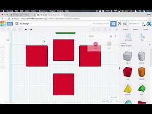 How to use the align and mirror tools in Tinkercad