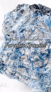 Found in Tanzania, Paraiba kyanite is a special type of blue kyanite – it contains black tourmaline, graphite, and clear quartz. Blue kyanite is the most powerful stone for balance and alignment. The high vibration and rapid transfers of energy from Kyanite create pathways where none existed before. Like a universal bridge, Kyanite holds extraordinary powers of connection, opening the mind centres, telepathic and psychic abilities, bridging gaps in all communication efforts, and providing a link