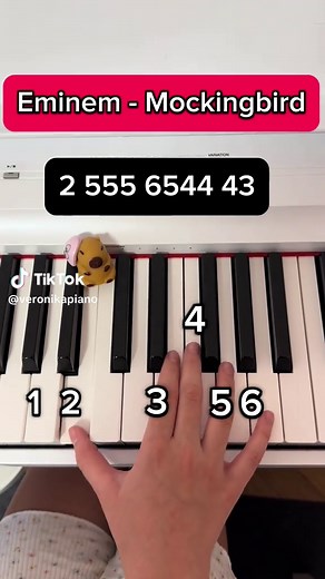 Eminem Mockingbird Piano Tutorial for Beginners