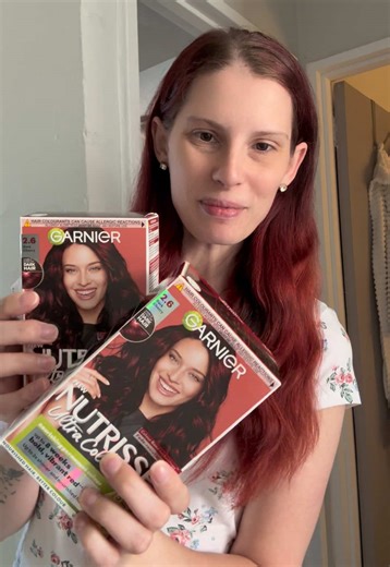 When you love your hair but not salon prices 😅” I simply love the Garnier Dark Cherry Red color🍒! Been my favourite for a few years now #HairTransformation #HairCareRoutine #WomenKnow #AdultingInSA #SAContent @Garnier_SA