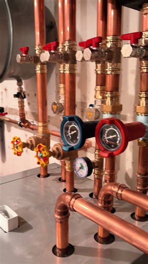 Buderus Heat Pump Installation in the Heating Room