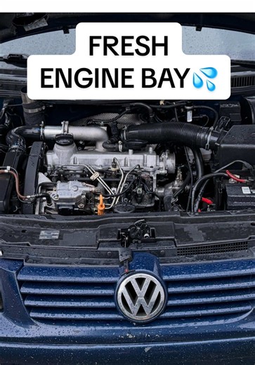 TDI VW Engine Bay Restoration: Fresh Engine Bay Reveal