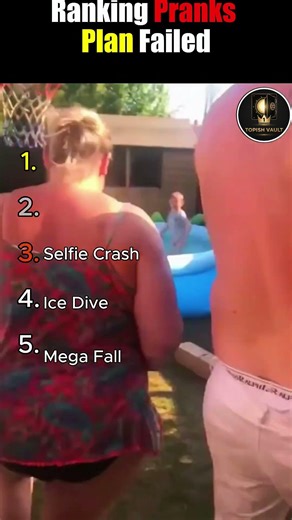 🤣 Ranking Pranks That Failed Miserably || #youtubeshorts #prankfails #shorts