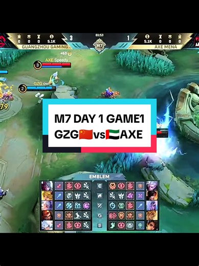 M7 Day 1: GZG vs AXE Match Highlights