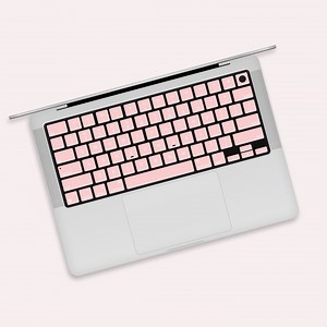 Soft Pink MacBook Keyboard Stickers | Uniform Color MacBook Keyboard Stickers | Youthful Vibe Key Stickers for MacBook | Modern Look Keycaps - Etsy