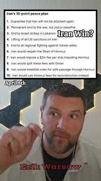 Breaking News: Iran Ceasefire Proposal Explained #erikwarsaw #irannews