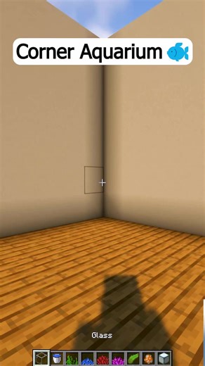 Create a Beautiful Corner Aquarium in Minecraft