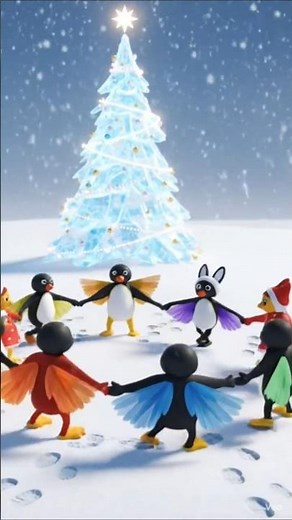 Happy Christmas from Pingu & Friends!🎅🐧✨️ #kidsstory