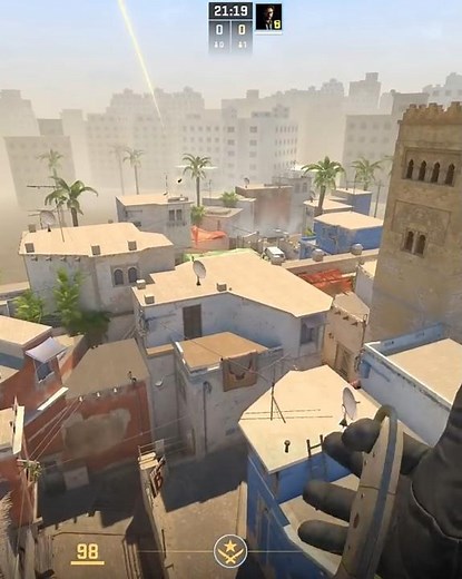 Secret Mirage Smoke: Window + Short From New Spot #cs2 #counterstrike2 #cs2tips