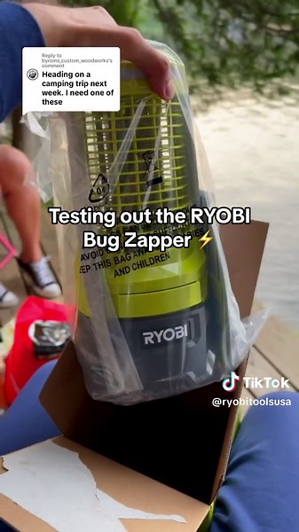 Replying to @byroms_custom_woodworks Calling all campers 🗣️ #ryobi #ryobitools #campingessentials #camping