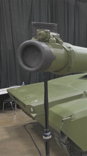 Reuters on Instagram: "The U.S. Army unveiled the prototype of a next generation tank at the Detroit Auto Show, saying its game-like controls would make it easy for young soldiers to master."