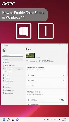 How to Enable Color Filters in #Windows11