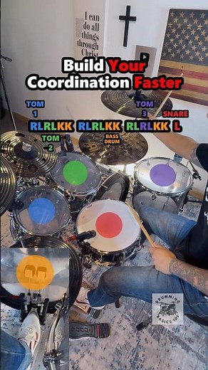 Beginner Drum Pattern That Looks Advanced 🥁