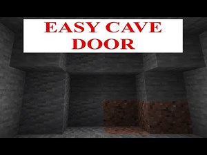 Easy 4x3 Cave Door For Minecraft Bedrock