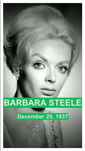 Barbara Steele: Italian Horror Queen! Ðÿ˜± #gothichorror #classicfilm