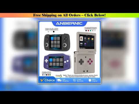 Anbernic RG34XX RG CubeXX RG35XXSP Handheld Game Console Linux 64-bit WIFI Retro Gaming Player