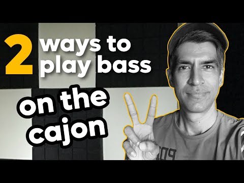 Cajon Lesson - Two ways to play bass