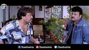 Throwback to Megastar #Chiranjeevi's Double Action 🤩 | Comedy scene from #Andarivaadu Movie 😂 For more videos : https://bit.ly/31dYcJv | Geetha Arts