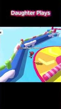 Daughter plays Stumble Guys with Xbox controller #stumbleguys #controller