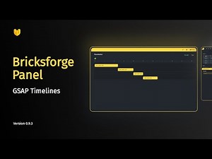 Global Animations – Create Powerful GSAP Timelines with the Bricksforge Panel (Bricksforge 0.9.3)