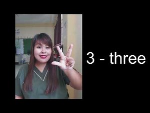 NUMBERS 1 - 20 - SIGN LANGUAGE