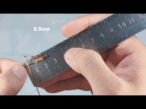 DIY Christmas Tree Earrings | Easy Handmade Wire Jewelry Tutorial