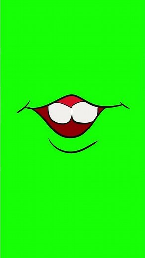 green screen mouth lips animation I greenscreen I mouth I free copyright #animation #greenscreen