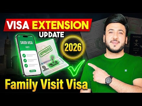 Family Visit Visa Saudi Arabia Extension Update 2026 | After 3 April Visa Extend Hoga Ya Nahi?