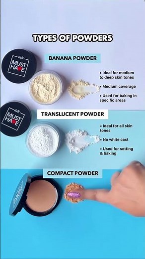 Choosing wisely: compact powder vs translucent powder revealed