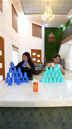 Fast Hands, Steady Tower! 🥤⚡ Ultimate Cup Stacking Challenge