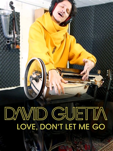 LOVE, DON'T LET ME GO / DAVID GUETTA I had to do a cover of the king of French EDM 🎶👑! I'm taking this opportunity to tease a little by controlling a Talk Box effect with my hand while I work to sing in a real one 😜✨ #hurdygurdy #sewinggurdy #frenchtouch #bardcore #edm @David Guetta @Chris Willis