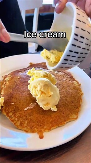 Tableside banana foster pancakes at Stove lv is where this pancake is at!! #food #foodie #lasvegas