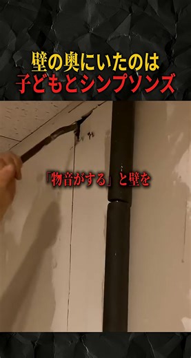 壁の奥の不思議な部屋と子供の影