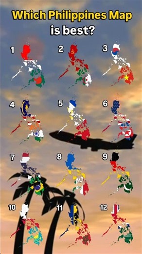Which is the best Map of Philippines🇵🇭(2)? #world #philippines #map #geography #flag #fyp #comment