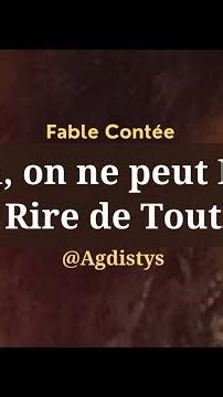 Non, on ne peut pas Rire de Tout 🤡👹 #fable