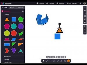 create your own nets in #polypad #mathigon to fold and unfold